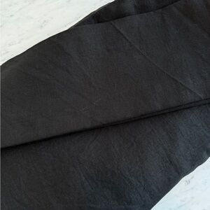 Black Linen H&M Queen Duvet Cover and 2 Pillowcases